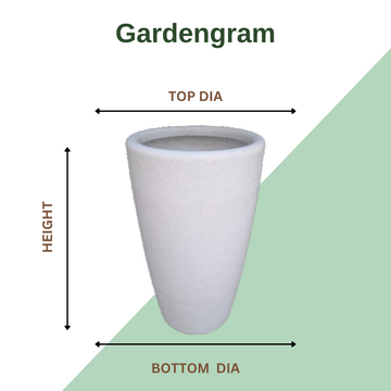 Tolly series premium plastic planter